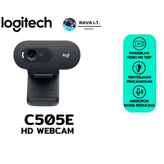 COINSคืน15%⚡FB9JMZV6⚡ LOGITECH C505E HD WEBCAM เว็บแคม HD 720P พร้อมไมค์ระยะไกล รับประกัน 3 ปี