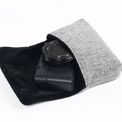 กระเป๋าผ้าสำหรับใส่กล้อง Pouch Bag Ricoh GRIII / GRIIIX / Sony RX100VII / RX100VI / RX100V / Canon G9X / Panasonic LX10