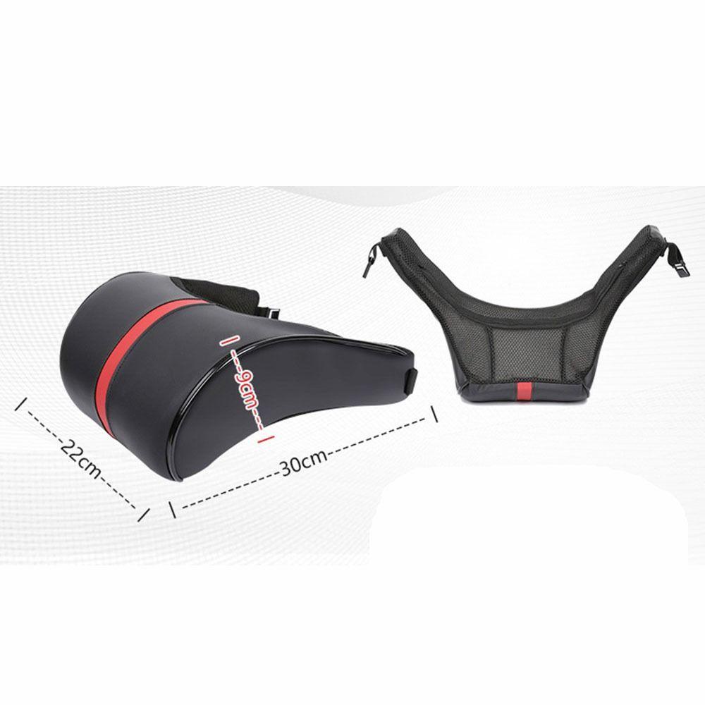 Kuaizii พนักพิงศีรษะรถยนต์ปรับหนัง PU เมมโมรี่โฟมเบาะอัตโนมัติอุปกรณ์เสริมในรถยนต์แผ่นรองเอว - รูปที่ 2