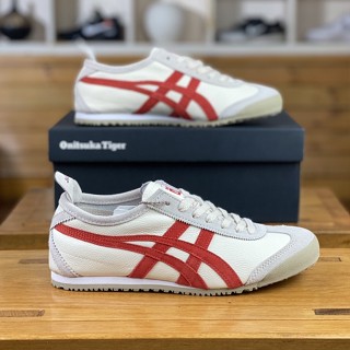 Onitsuka Tiger Mexico 66 【สินค้าของแท้】รองเท้าผ้าใบ รองเท้าวิ่ง สําหรับผู้ชาย และผู้หญิง