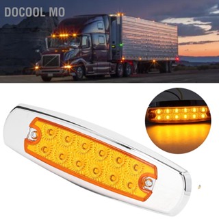 BDocool Mo ไฟหรี่สัญญาณ Led 12 ดวง 12V สําหรับติดด้านข้างรถบรรทุก เรือ รถบัส รถบ้าน