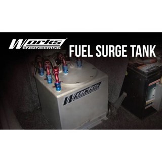 Works Aluminium Fuel Surge Tank - 5 liter ถังน้ำมัน