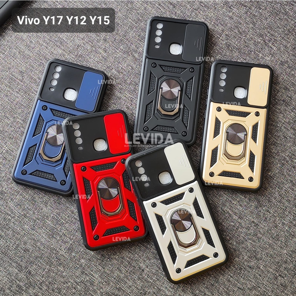 กรณีสําหรับVivo Y12 Vivo Y15 Vivo Y17 Vivo Y15S Vivo Y01 Vivo Y20 Y20S Vivo Y12Sกรณีหุ่นยนต์สไลด์กล้