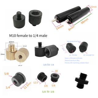 Xt-xinte อะแดปเตอร์เมาท์สกรูโลหะ 1/4 3/8 5/8 M10 M4 สกรูเกลียว ตัวเมีย เป็นตัวผู้ สําหรับขาตั้งกล้อง SLR