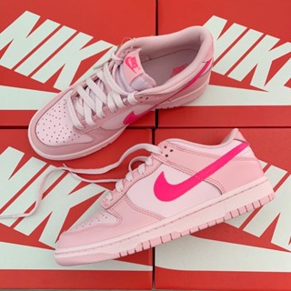 ของแท้💯 Nike Dunk Low GS " Triple Pink" (Barbie)