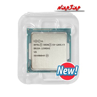 Bu1c 【โอวาเลอรัมเฟอรา】intel Xeon E3-1265l V3 E3 1265lv3 E3 1265l V3 2.5 GHz quad-core 8 core 45W CPU LGA 1150 ใหม่ แต่ไม่มีคูลเลอร์