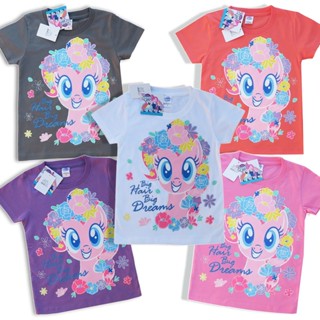 เสื้อยืดเด็ก (4-10ขวบ) ลายโพนี่ *ลิขสิทธิ์แท้* ผลิตในไทย My Little Pony ผ้าคอตตอน งานดิสนีย์ แบรนด์แท้