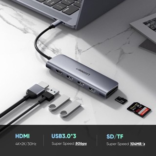 Ugreen 70410 6-in-1 USB C to USB Hubs