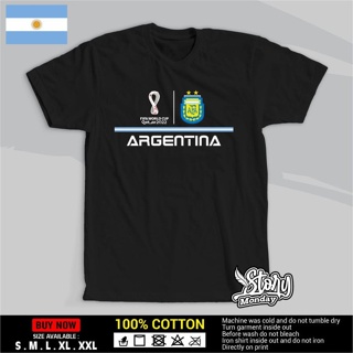 เสื้อยืด พิมพ์ลาย QATAR WORLD CUP ARGENTINA 2022 สําหรับผู้ชาย 2022