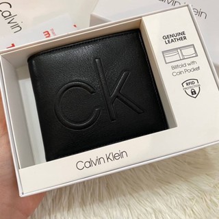 Cal//vin Klein Bifold Leather Short Wallet Code:B8D191265 แบรนด์แท้ 100% งาน Outlet