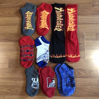 ถุงเท้าแบรนด์ Thrasher , Ben Davis รับประกันของแท้ มือ1 พร้อมส่ง