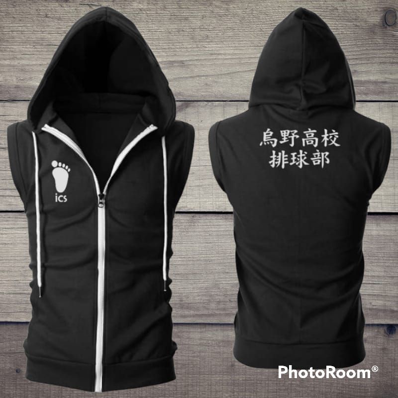 ICS HAIKYUU ANIME ผู้ชายผู้หญิงคอสเพลย์ HOODIE SWETER แจ็คเก็ต VEST!! ขายบอล COOL VOLLEY