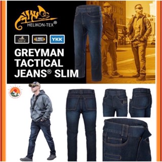 กางเกงยีนส์GREYMAN TACTICAL JEANS® SLIM สี DENIM MID จาก Helikon-tex