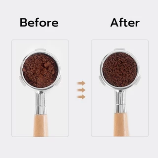 🧊 ICE COFFEE เข็มเกลี่ยผงกาแฟ ด้ามจับไม้ 6เข็ม สเตนเลส อุปกรณ์บาริสต้า spreader needle เข็มใส่ผงผ้า ที่ใส่ผงกาแฟ