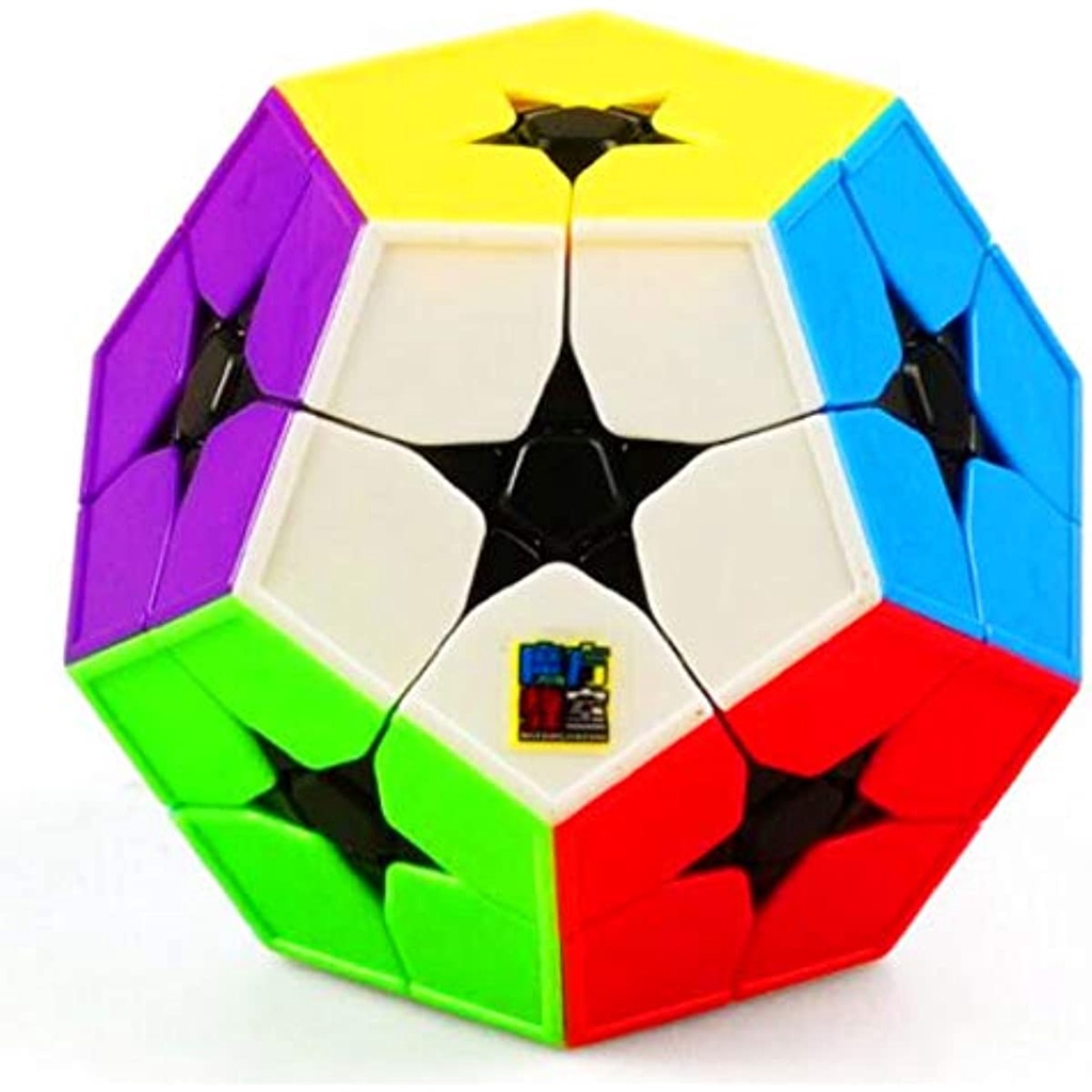 Meilong Jiaoshi MoYu Mofang 2x2 Megaminx Stickerless Magic Cube Kilominx Dodecahedron สี Kibiminx คว