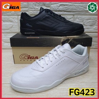 GIGA FG423 รองเท้าฟุตซอล (37-44) สีดำ / สีขาว พร้อมส่ง