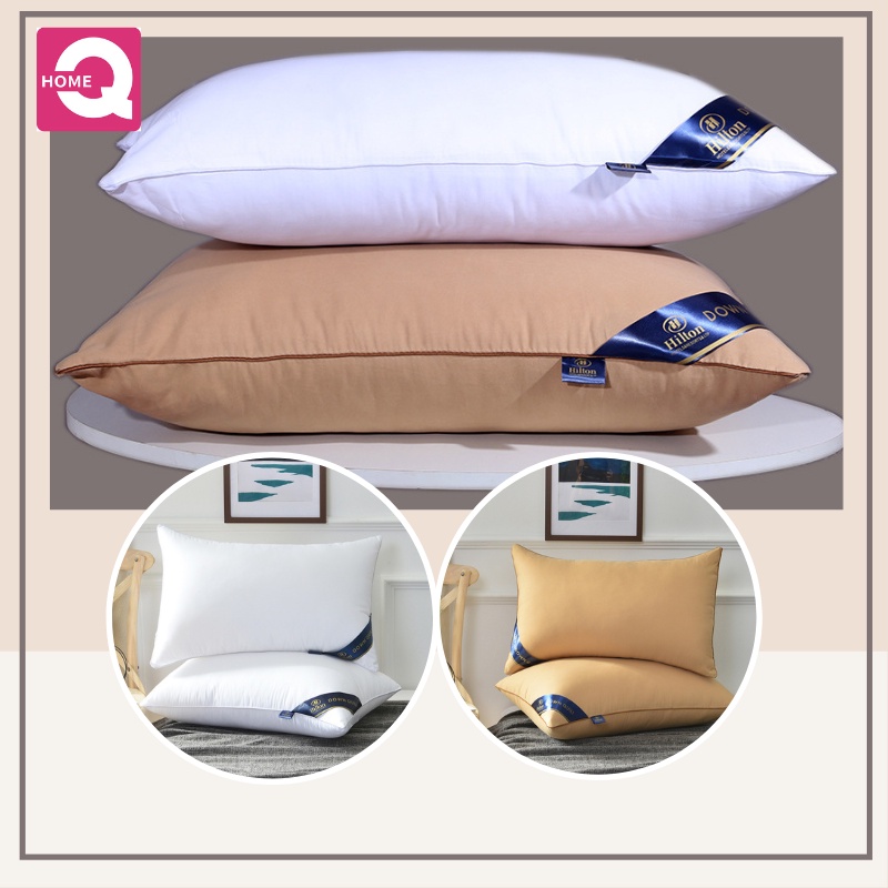 หมอนหนุน ผ้าด้านนอกผลิตจากผ้าฝ้ายแท้ 100% ที่โรงแรมส่วนใหญ่นิยมใช้ เป็นของนำเข้า พร้อมส่ง