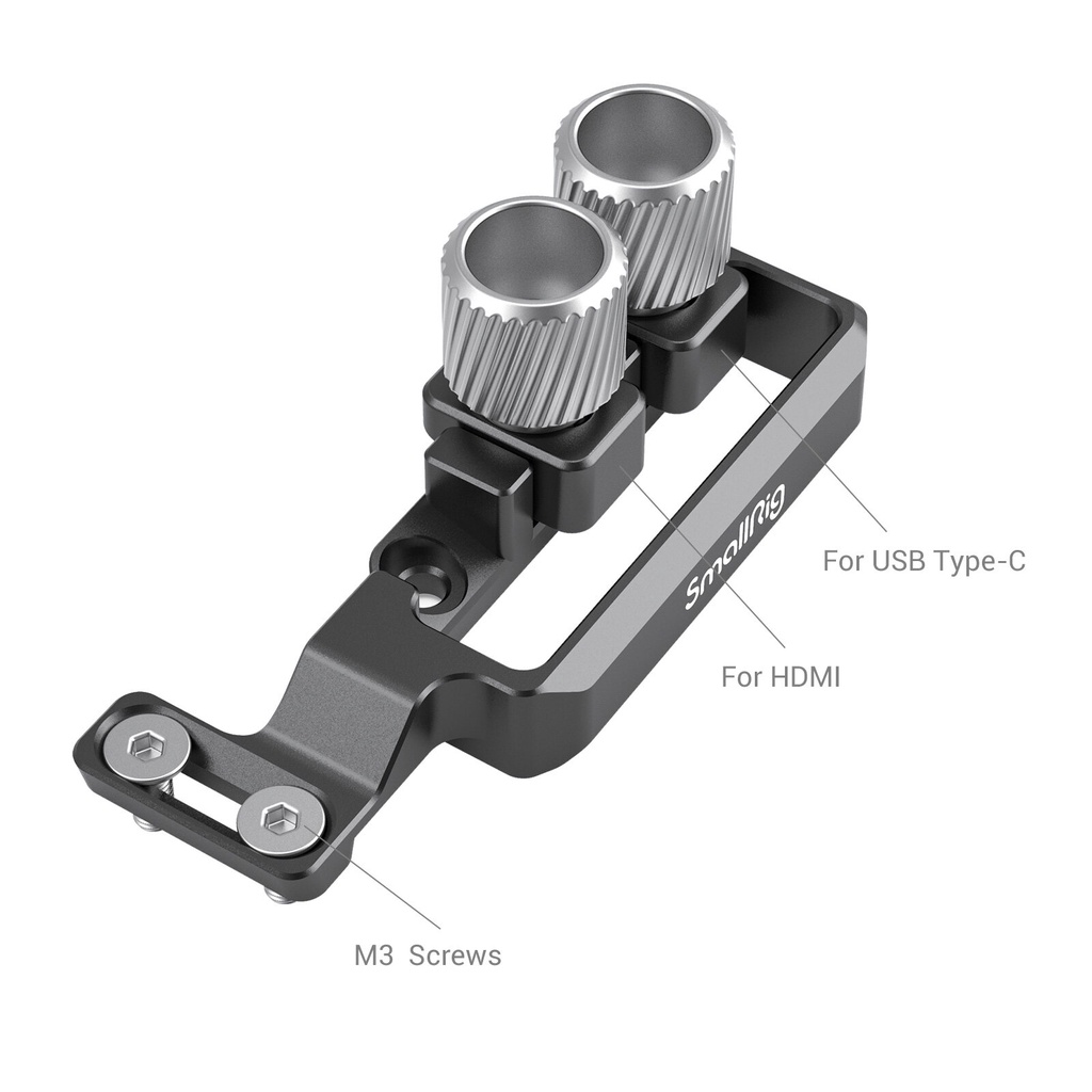 SmallRig HDMI and USB-C Cable Clamp for Canon EOS R5/R6/R5 C Cage 2981