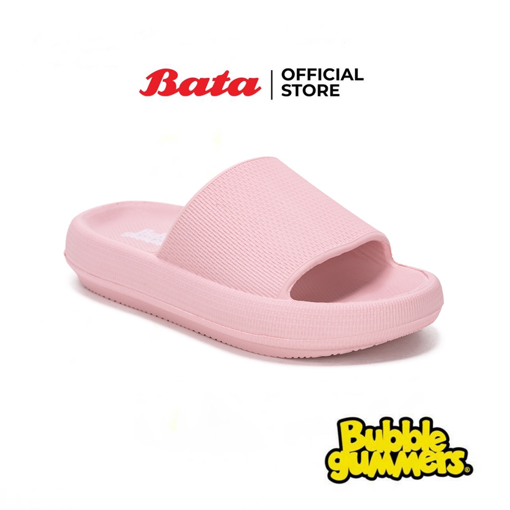 Bata บาจา ยี่ห้อ BubbleGummers รองเท้าแตะแบบสวม ใส่ง่าย น้ำหนักเบานุ่ม  สำหรับเด็ก รุ่น BUDDY สีชมพู 3615901