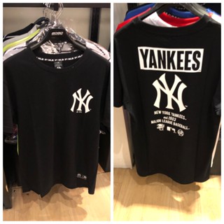 Mlb เสื้อยืดลําลอง คอกลม แขนสั้น ผ้าฝ้าย สําหรับผู้ชาย