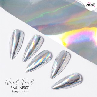 Nail Foil ฟอยล์ติดเล็บ Silver NF001