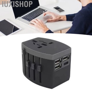 Iuxishop Universal Travel Adapter International Plug Power Converter Multi Outlets 110‑250V