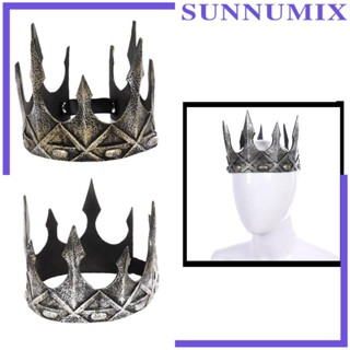 [Sunnimix] มงกุฎราชา ผู้ชาย มงกุฎ รัดเกล้า ตกแต่ง ยุคกลาง ผู้ชาย สําหรับคอสเพลย์ งานพรอม