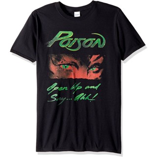 [COD] เสื้อยืดแขนสั้น ลําลอง เนื้อผ้าฝ้าย 100% พิมพ์ลาย Poison Open Up Say Ahhh พลัสไซซ์ ของขวัญวันเกิด