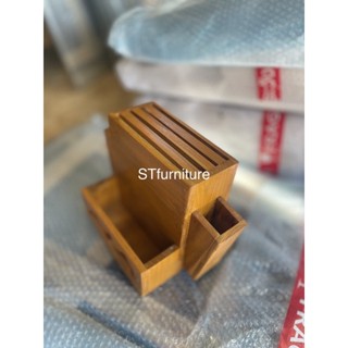 กล่องไม้เก็บมีดในครัวเรือน