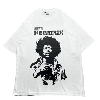 เสื้อยืด พิมพ์ลาย Ruthless SOECITY OVERSIZE "JIMI HENDRIX" สีขาว