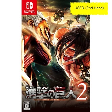 Attack On Titan 2 Nintendo Switch วิดีโอเกมจากญี่ปุ่น USED