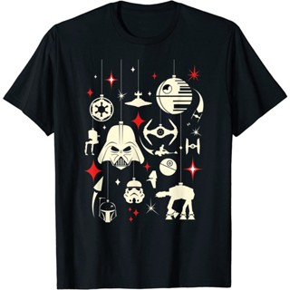 เสื้อยืด พิมพ์ลาย Star Wars Galactic Empire เหมาะกับเทศกาลคริสต์มาส สําหรับผู้ชาย เสื้อยืด