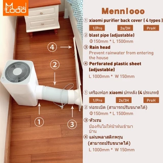 Mennlooo upgrade xiaomi air purifier to Ventilation System Fresh air system VMC Ventilation room