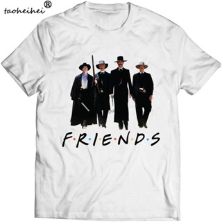 เสื้อยืด พิมพ์ลาย Friends Lovers Squat สไตล์วินเทจ