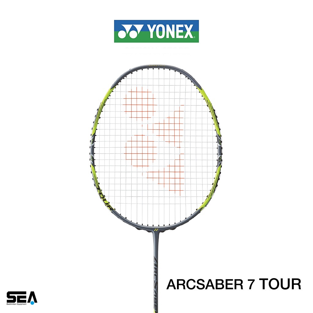 YONEX ไม้แบดมินตัน รุ่น ARCSABER 7 TOUR (4U/Even Balance/Shaft Flex Medium/28lbs) Genuine 100% Yonex