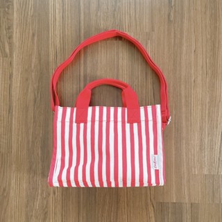 like new🍋cath kidston candy stripe tote bag กระเป๋าสะพายปรับสายได้