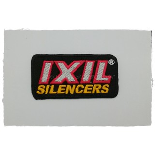 IXIL Silencers ตัวรีดติดเสื้อ แจ๊คเก็ต อาร์ม  ยีนส์ Hipster Embroidered Iron on Patch  DIY