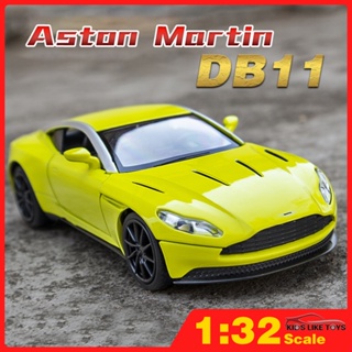 Klt โมเดลรถยนต์ 1:32 Aston Martin DB11 AMR Diecast ของเล่นสําหรับเด็ก