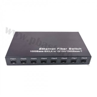 SFP Switch 8 Port Fiber + LAN 2Port 10/100/1000Mbps