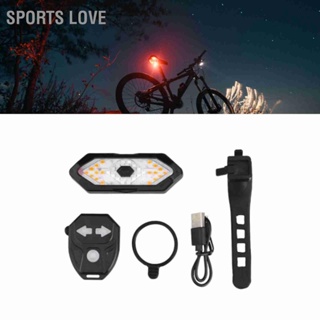 BSports ไฟเลี้ยวจักรยาน Led ไร้สาย ชาร์จ Usb พร้อมรีโมตคอนโทรล กันน้ํา