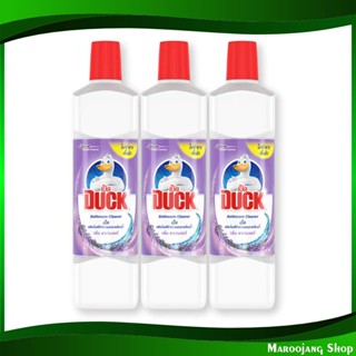 น้ำยาล้างห้องน้ำ กลิ่นลาเวนเดอร์ bathroom cleaner lavender scent 450 มล. (แพ็ค3ขวด) เป็ด duck น้ำยา ล้างห้องน้ำ ทำความสะ