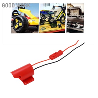 Good Work 12V Lithium Battery Adapter Power Tool Converter with 30A Fuse Wire Terminal Block