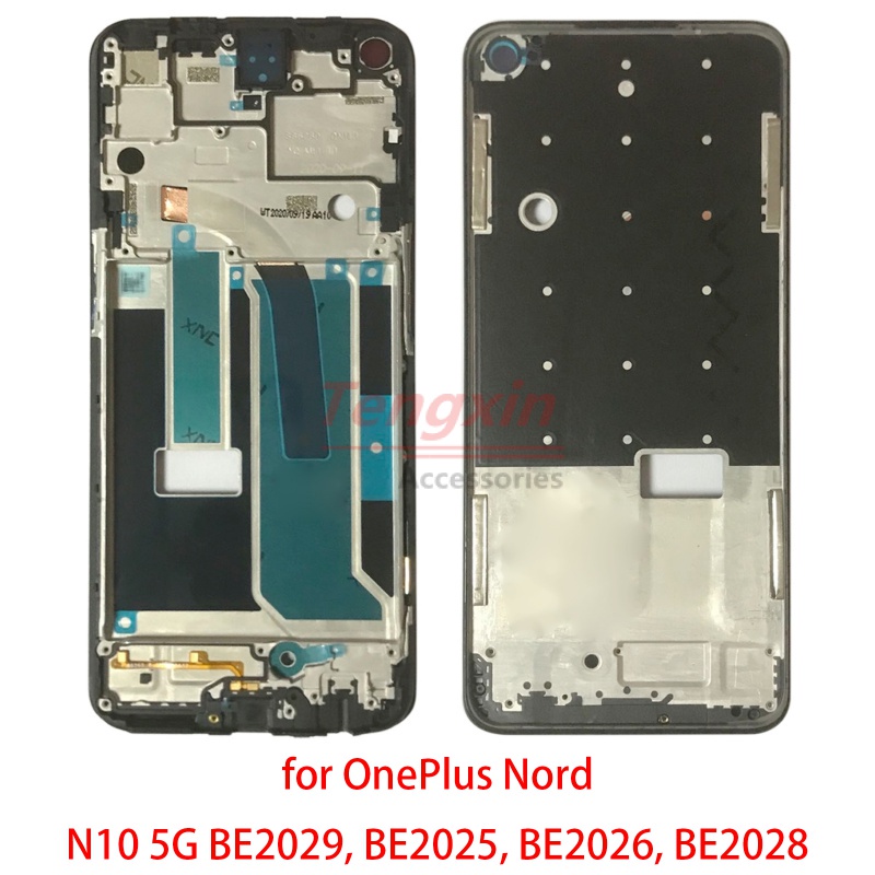 แผ่นเฟรมกลางสําหรับ OnePlus Nord N10 5G BE2029, BE2025, BE2026, BE2028