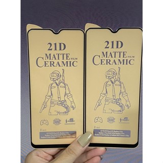 ฟิล์มเซรามิค ผิวด้าน 21D สําหรับ Realme 2 2 2 PRO 3 3I 3 PRO 5 5I 5 PRO 5S 6 6S 6I 6 PRO 7 7I 7 PRO 8 5G 8I 8S 9 9 5G 9I 9 PRO 9 PRO PLUS การ์ดป้องกันรังสี