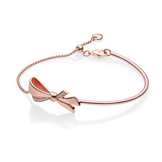 (New) Rose gold bow bracelet. 587242Cz