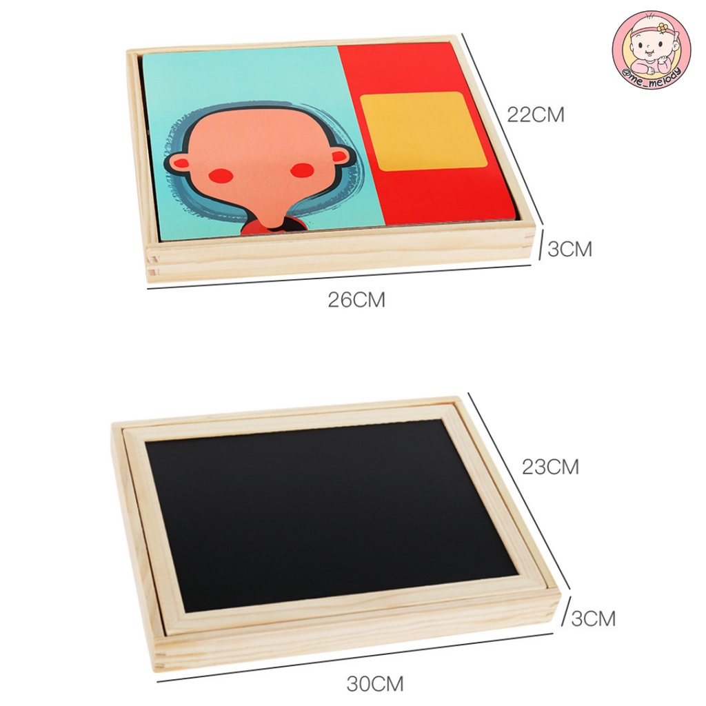 จิ๊กซอว์แม่เหล็กปริศนา แต่งตัวตุ๊กตา ของเล่นเสริมพัฒนาการ ของเล่นเด็กอนุบาล เหมาะสำหรับเด็ก3ขวบ+ - รูปที่ 6