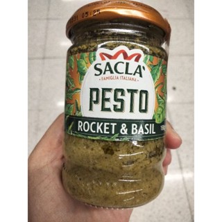 Sacla Wild Rocket Pesto ซอสเพสโต้ 190g.