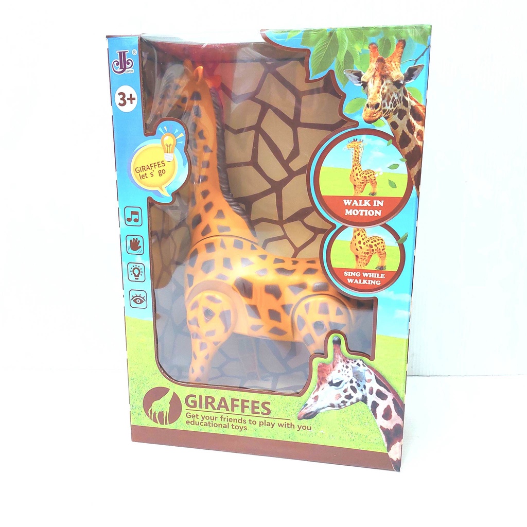 ยีราฟ ของเด็กเล่น ใส่ถ่าน เดินได้มีเสียง สินค้า ตรงปก พร้อมส่ง เทสก่อนส่ง ราคาถูก 333 - รูปที่ 5