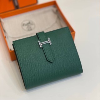 🔥ผ่อนได้🔥Hermes Wallet กระเป๋าสตางค์ใบสั้น 12 cm [ หนังแท้ ] งาน Original อุปกรณ์ : Full Box Set