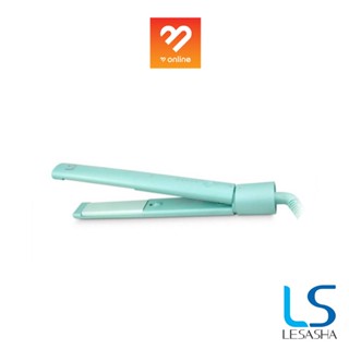 (ตัวหนีบสีมิ้น) Lesasha Straight &amp; Curl Hair Crimper Mint เครื่องหนีบผม เลอซาช่า สเตรท แอนด์ เคิร์ล มิ้นต์ รุ่น LS1555